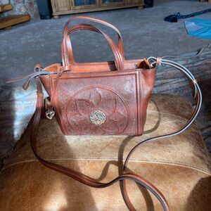 Brighton Ferrara Mystique Crossbody Bag with Floral Design